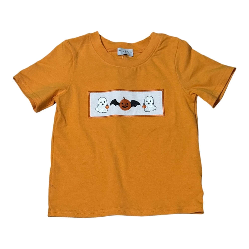 Spooky Orange Kids Halloween Tee